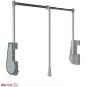 تصویر رگال با جک آسانسوری فرنچ استایل فانتونی مدل J925 سایز 60 تا 83 سانتی متر نارنجی French style Hanger lift