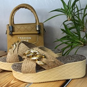 تصویر صندل زنانه رکابدار زنجیری sandal