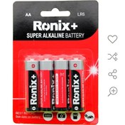 تصویر باتری قلمی (AA) سوپر الکالاین رونیکس Ronix + LR6 