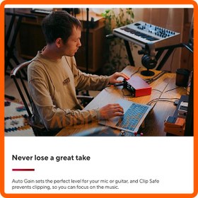 تصویر کارت صدا فوکوس رایت مدل Scarlett 4i4 نسل ۴ 