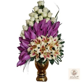 تصویر جام گل آزرم – فروشگاه آنلاین گل| تاج گل|باکس گل|دسته گل|سبد گل | کد: ZNB-LJO 