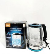 تصویر کتری برقی شیشه ای راف مدل R7846 ظرفیت ۲.۳ لیتر 