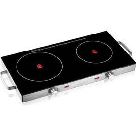 تصویر اجاق القایی دو شعله هنریچ 8696 Henrich 8696 double burner induction stove