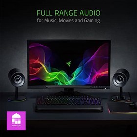 تصویر اسپیکر ریزر مدل NOMMO Chroma 2.0 Razer NOMMO Chroma 2.0 Gaming Speaker