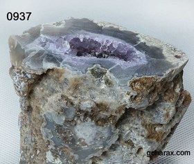 تصویر سنگ زینتی ژئود آمیتیست 