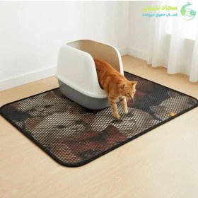 تصویر مت ظرف خاک گربه تادو سایز 70در90 