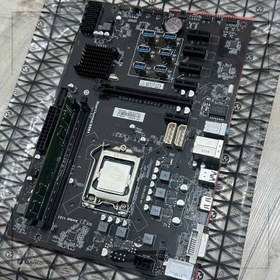 تصویر باندل کامل مادربرد ماینینگ اکبند JW B250P + CPU G4400 + RAM 4GIG 