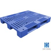 تصویر پالت پلاستیکی ۱۰۰*۱۲۰ ظرفیت ۵ تن وزن ۱۶ کیلوگرم 