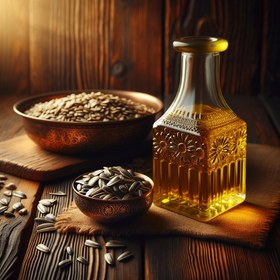 تصویر روغن آفتاب گردان 