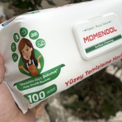 تصویر دستمال سطوح آنتی باکتریال مامنول(momenool)100عددی 