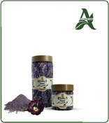 تصویر گل ختمی رنگی خشک یا پودری بسته بندی 