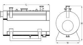 تصویر دیگ آب گرم عقب خشک 