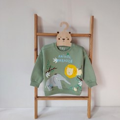 تصویر بلوز پسرانه طرح حیوانات 