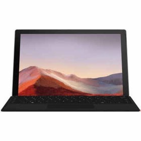 تصویر تبلت مایکروسافت مدل Surface Pro 7 Plus - LTE ظرفیت 256 گیگابایت به همراه کیبورد Black Type Cover 