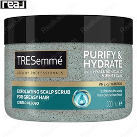 تصویر اسکراب کف سر ترزمی مخصوص موهای چرب مدل Purify & Hydrate 300 میلی لیتر ماسک و اسکراب برند ترزمی