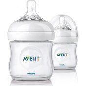 تصویر شیشه شیر نچرال فیلیپس اونت بدو تولد 125 میلی لیتر پک دوتایی Philips Avent Natural Feeding Bottles Twice SCF030_27 125ml