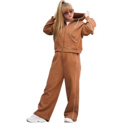 تصویر سویشرت شلوار دخترانه هلین برند باغ سیب 