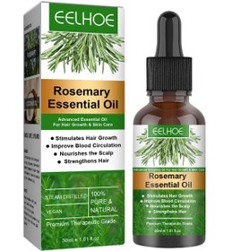 تصویر روغن ضروری رزماری برای رشد مو ۳۰ میلی‌لیتر برند eelhoe Rosemary Essential Oil For Hair Growth 30ml