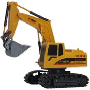 تصویر بیل مکانیکی کنترلی با چرخ زنجیری 