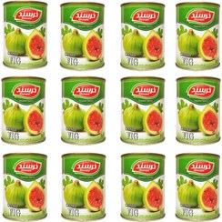 تصویر کمپوت انجیر خرسند - 380 گرم بسته 12 عددی کمپوت انجیر خرسند - 370 گرم بسته 12 عددی