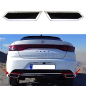 تصویر ماکت اگزوز کروم پژو تارا ۲ عدد 