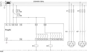 تصویر رگولاتور بانک خازنی، یانیتزا ساخت آلمان JANITZA مدل PROPHI-12R 