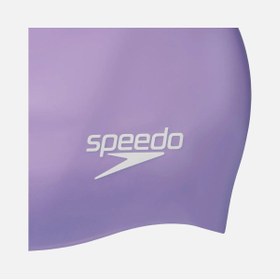 تصویر کلاه شنا بنفش مردانه و زنانه 8 CAP SILC AU BONE اسپیدو SPEEDO 