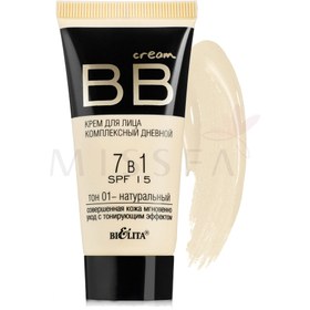 تصویر کرم پودر بی بی SPF15 کد 01 ( رنگ طبیعی پوست) حجم 30 میلی لیتر belita BB-cream 01