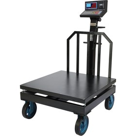 تصویر باسکول پرینتردار محک 1000 کیلوگرم چرخدار (ابعاد 120* 120) 