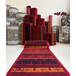 تصویر فرش کناره طرح عشایری 700 شانه کد KF04 - 