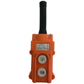 تصویر کلید جویستیک یا شستی فرمان جرثقیل دو جهت FTC مدل COB61 Joystick or thumb switch for two-way crane FTC COB61 model