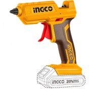 تصویر تفنگ چسب حرارتی شارژی ۲۰ ولت اینکو مدل CGGLI2001 