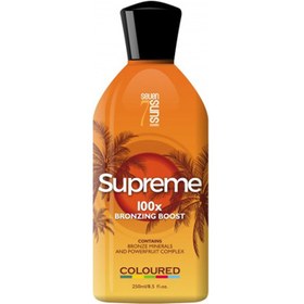 تصویر لوسیون سولاریوم سون سان مدل Supreme حجم 250 میلی لیتر لوسیون بدن لوسیون سولاریوم سون سان مدل Supreme حجم 250 میلی لیتر 250 میلی لیتر برند سون سان