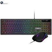 تصویر ماوس و کیبورد گیم دیاس مدل ARES E3 