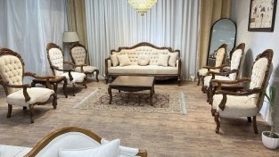 تصویر مبل کلاسیک مدل گندم 