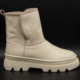 تصویر نیم بوت زنانه چرمی اسکیمو 