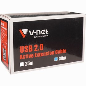 تصویر کابل افزایش طول USB وی نت 30 متری Vnet V-CUE20300 