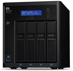 تصویر ذخیره ساز تحت شبکه وسترن دیجیتال مدل WD My Cloud PR4100 WDBNFA0400KBK-EESN 4-Bay ظرفیت 40 ترابایت WD 40TB My Cloud Pro Series PR4100 Network Attached Storage - NAS - WDBNFA0400KBK-NESN