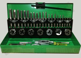 تصویر جعبه حدیده و قلاویز 32 پارچه برند متال استار (Metal Star) Metal Star 32 Pcs Tap and Die Set