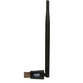 تصویر دانگل آنتن بلند وای فای کی نت مدل 5DBI 300Mb Knet 5DBI 300Mb Wireless USB Adapter