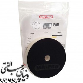 تصویر پد پولیش زبر مفرا MAFRA White Polish Pad 