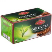 تصویر تی بگ چای سبز و دارچین گلستان 25 عددی 