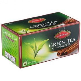 تصویر تی بگ چای سبز و دارچین گلستان 25 عددی 