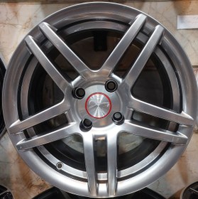 تصویر رینگ اسپرت سایز ۱۵ (۱۰۸×۴) دودی استرامبولی Sport wheel size 15"(4x108) HB Esteramboli