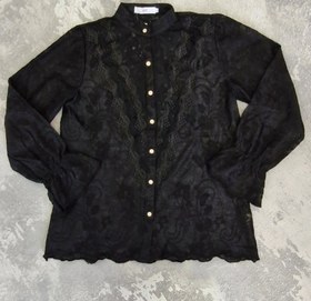 تصویر شومیز مجلسی دو تیکه کد ۱۴۷ سایز ۴۴ رنگ سفید 