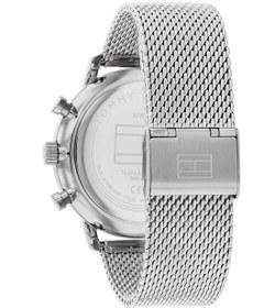 تصویر ساعت مچی مردانه آنالوگ گرد با قاب استیل ضد زنگ - ۴۴ میلی‌متر برند Tommy Hilfiger Men's Analog Round Shape Stainless Steel Wrist Watch 1710567 - 44 Mm