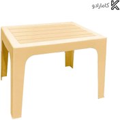 تصویر میز عسلی طرح چوب 3 عددی 730ناصر پلاستیک 