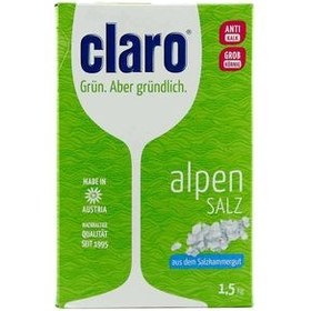 تصویر نمک ظرفشویی کلارو مدل Alpen Salz مقدار 1.5 کیلوگرم Claro Alpen Salz Dishwasher Salt 1.5Kg