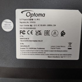 تصویر ویدئو پرژکتور OPTOMA(استوک) 