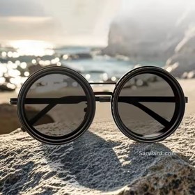 خرید و قیمت عینک آفتابی ترند گرد قابل تنظیم تیرگی مدل ND9 | ترب